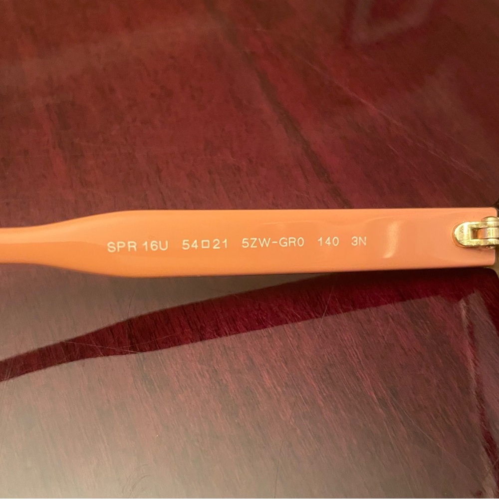 Prada Black/Pink Acetate Angular Oversized Sungla… - image 1